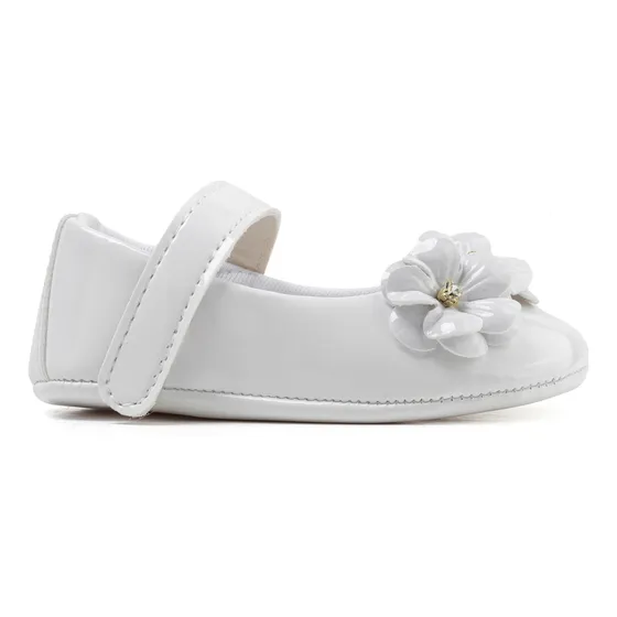 Sapatilha Bebê Sapatinho Baby Recém Nascida Boneca Flores