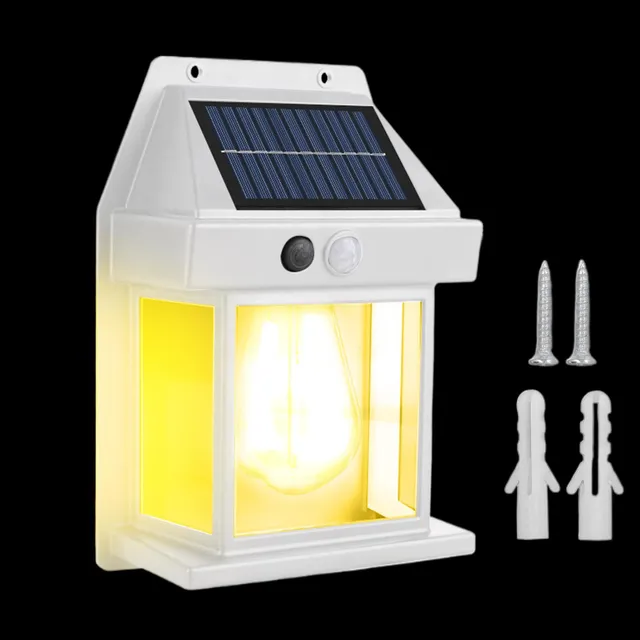 Luz Solar Con Sensor De Movimiento Para Exteriores Lámpara D