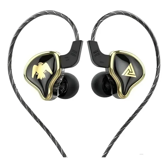 Fone De Ouvido Gamer Dj Musicos Retorno Palco Inear C/case Cor Preto