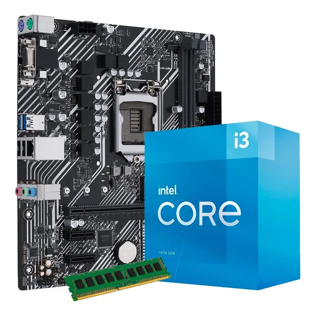 Actualizacion Combo Intel Core I3 10105f + 16gb + Mother