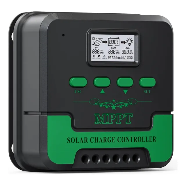 Controlador Regulador Energía Solar Mppt 50 Amp Cargador Usb