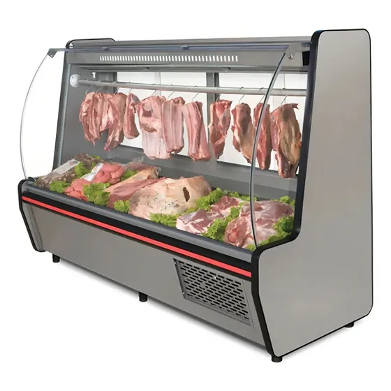 Balcão Refrigerado Açougue Tendal Vist-200 Conservex Estilo De Vidro Temperados Com Possibilidade De Condensação Da Umidade Do Ar 220v
