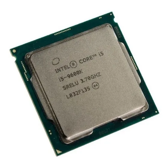 Processador gamer Intel Core i5-9600K CM8068403874404 de 6 núcleos e 4.6GHz de frequência com gráfica integrada