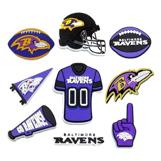 9 Pin Para Crocs Cuervos De Baltimore 9 Pin Para Crocs Cuervos De Baltimore