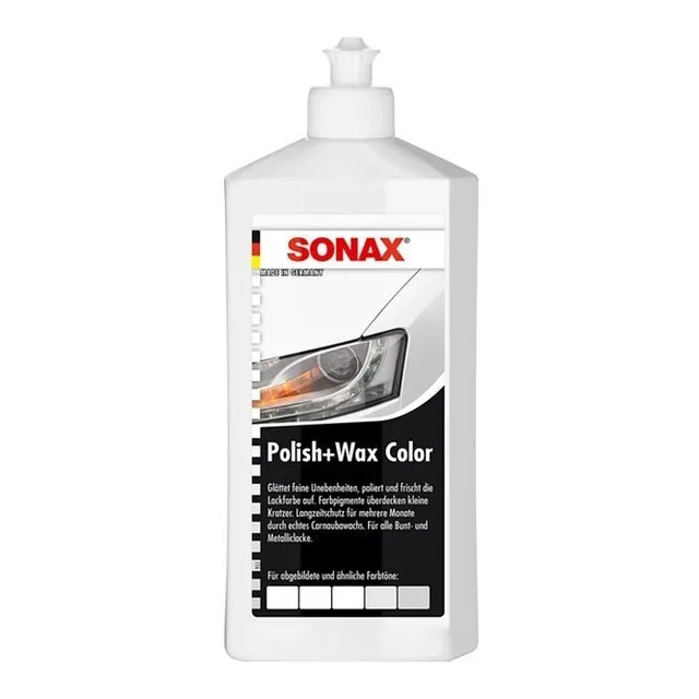 Abrillantador Sonax Polish & Wax Color Blanco