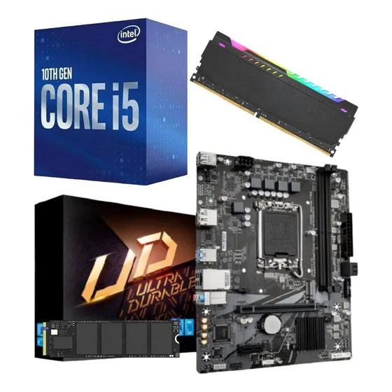 Combo Actualización Pc Intel I5-10400f + 16 Gb + Ssd 512 Gb