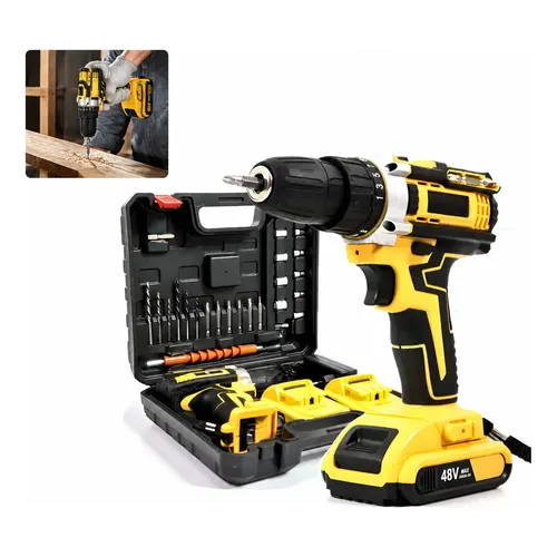 Furadeira Parafusadeira 13mm 28 Pcs Com Maleta 800w | MercadoLivre