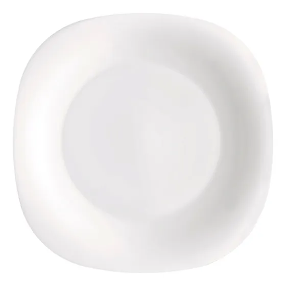 Set X6 Platos Playos Vidrio Templados Opal Opalinos Parma