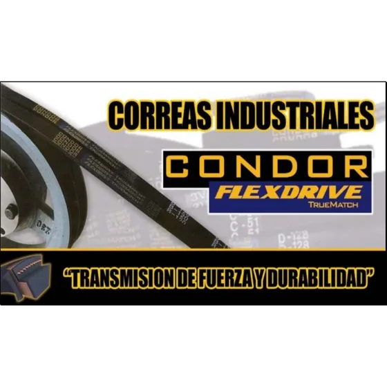 Correa Industrial Condor  Tipo V A-28 Nueva X Unidad
