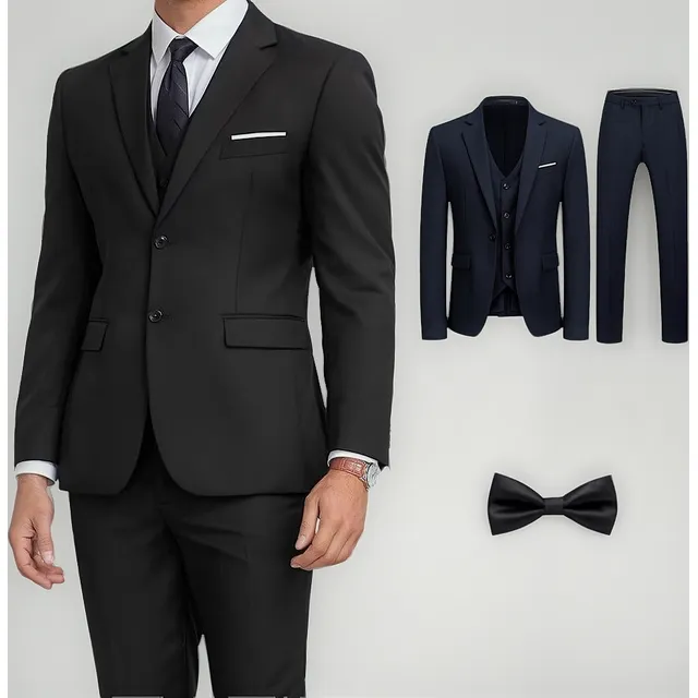 Traje De Fiesta De Boda 3 Piezas Traje Casual Para Hombre