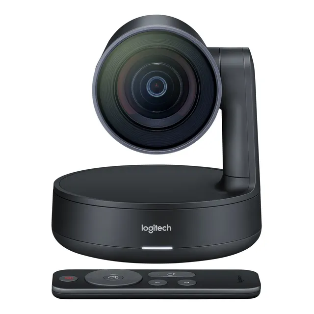 Cámara web Logitech PTZ Rally 4K 30FPS color negro