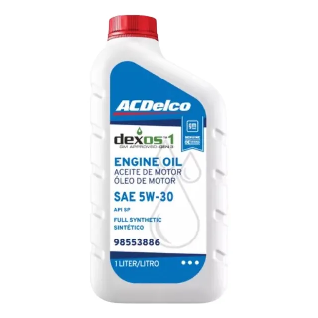 Óleo Sintético Motor Sae 5w30 Api Sp Dexos1 Gen3 Acdelco