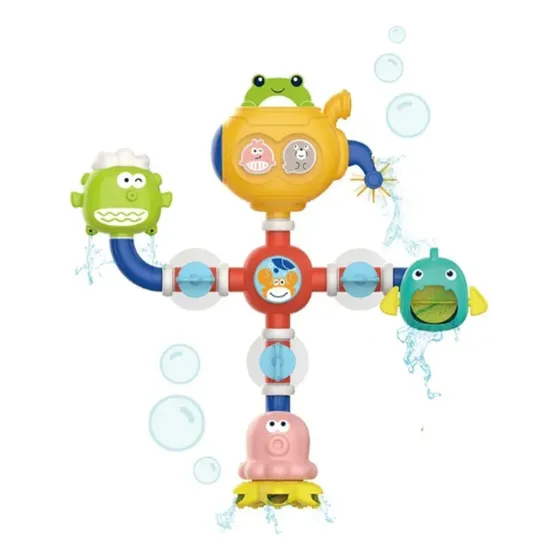 Juguetes De Baño Tubería De Agua Animalitos Divertidos