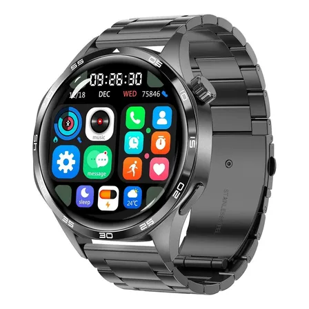 Smartwatch Gt5 Pro Ip67 Pantalla 1.53 Nfc Negro