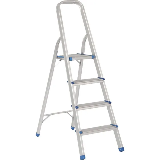 Escalera Plegable Tipo Taburete 4 Escalones Surtek Aluminio