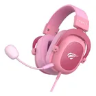Headset Gamer Havit H2002D — Edição White Red Roxo Pink (Azul)