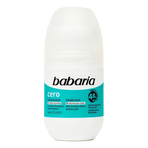 Desodorante Roll On Cero Sin Aluminio Sin Alcohol Babaria Fragancia Suave