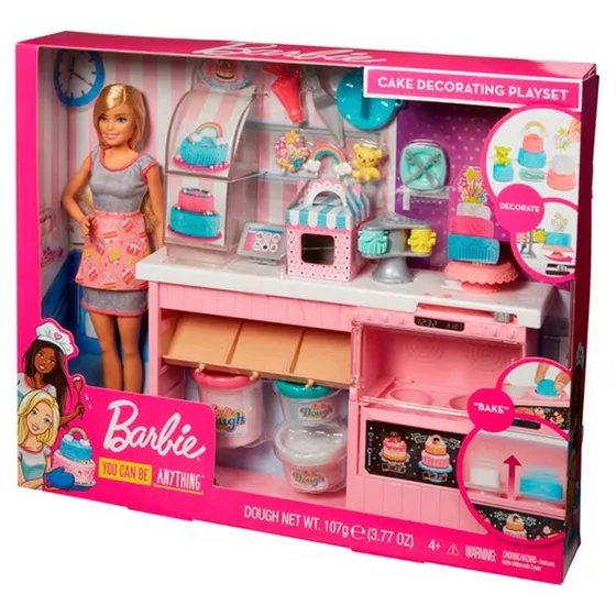 Muñeca Barbie Chef De Pasteles Set Juego Cocina Y Accesorios