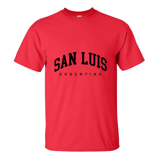 Remera Algodón San Luis Argentina Unisex Universitaria #01e