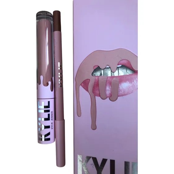 Kylie Jenner Matte Liquid Lipstick E Lápis Labial Rosa