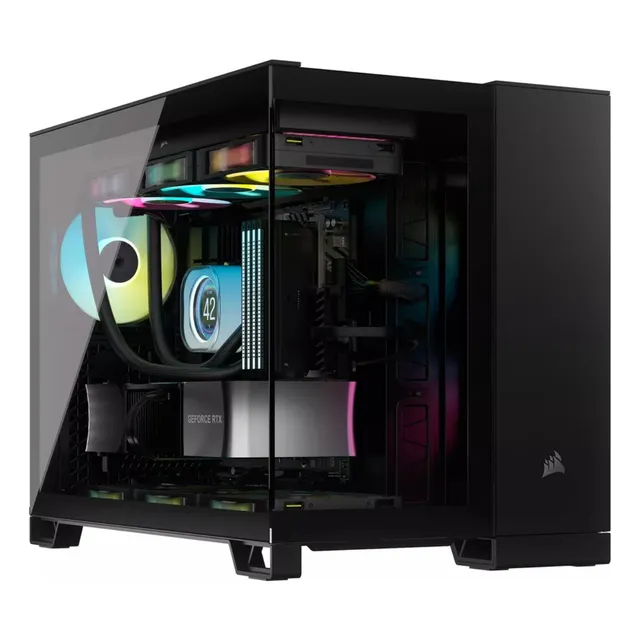 Gabinete Corsair Icue Link 2500x Rgb Color Negro