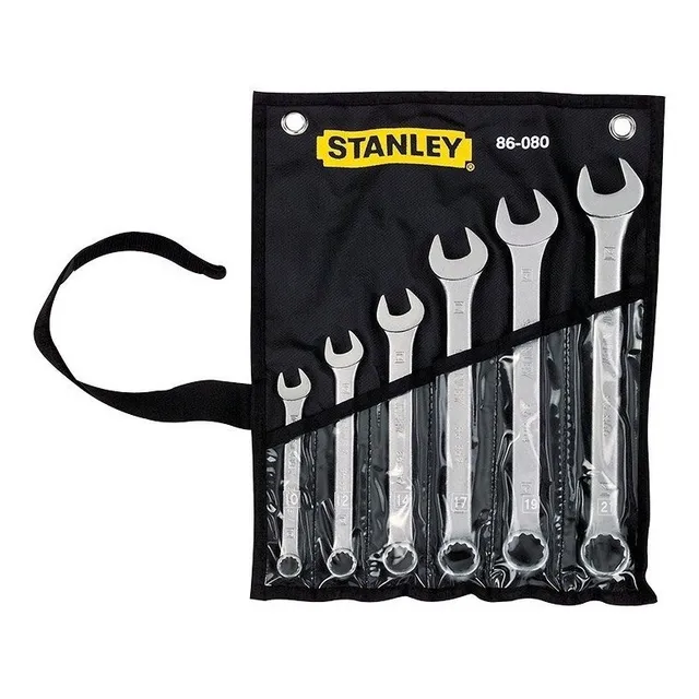 Juego De 6 Llaves Combinadas Métricas Stanley 86-080