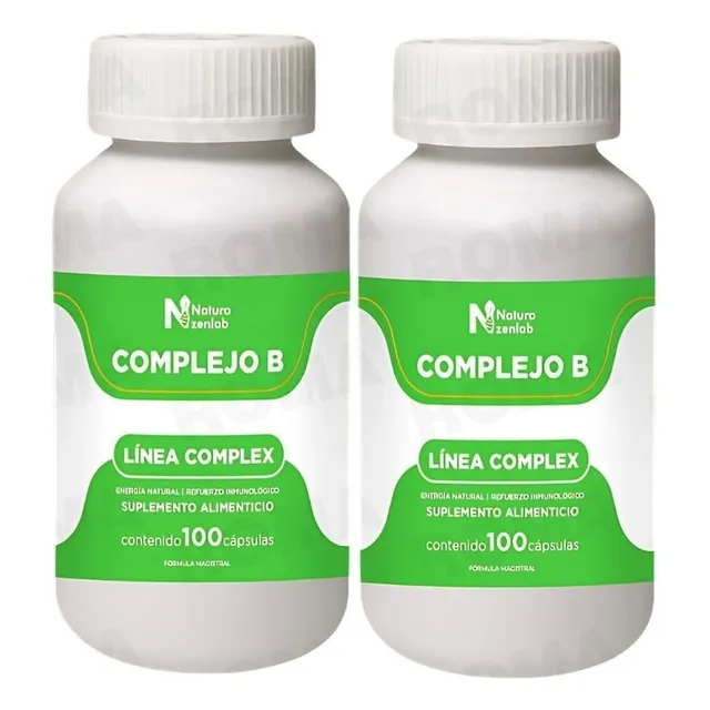 Pack 2 Complejo B Complex 600mg Natura Zenlab