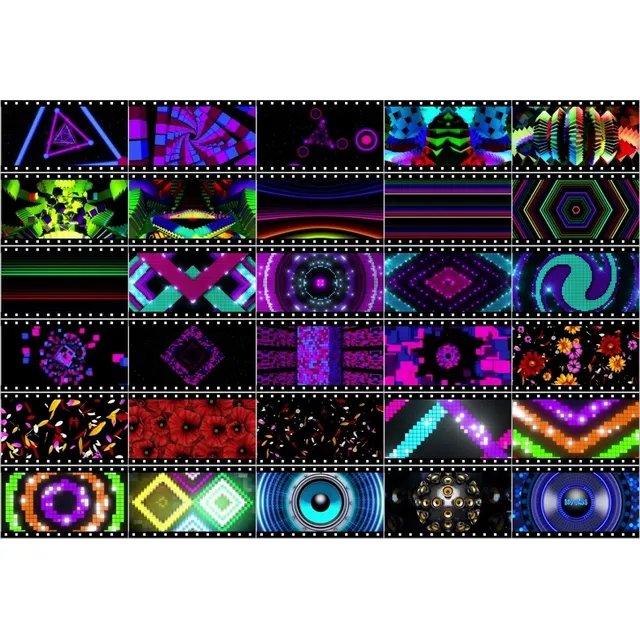 6900 Loops Por 30 Dias Resolume Painel Led Arkaos Grand Vj