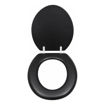 Assento Sanitário Almofadado Preto Macio Encaixe Universal Preto