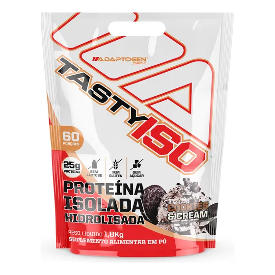 Refil Tasty Iso 1,8kg Whey Isolado E Hidrolisado - Adaptogen