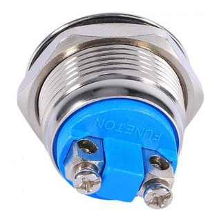 Interruptor De Botón Pulsador 19mm Impermeable Bocina De Met Interruptor De Botón Pulsador 19mm Impermeable Bocina De Met