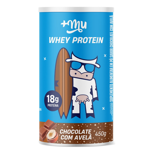 Whey Concentrado Chocolate Com Avelã 450g +mu Whey Concentrado Chocolate Com Avelã 450g +mu