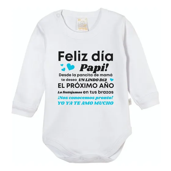 Body Para Bebe Regalo Día Del Padre Feliz Día Pa Papá 