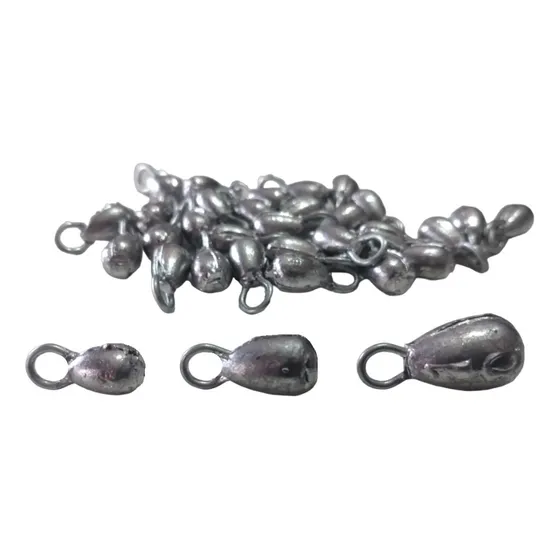 30 Plomadas De Pesca De 3 - 6 Y 10 Gs Ideal Paternoste Fondo