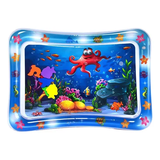 Alfombra Cama De Agua Para Bebe Sensorial Inflable Niños