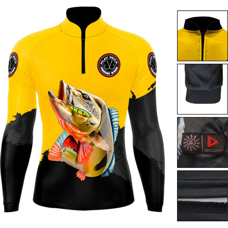 Camisa Camiseta Pesca Tucunaré Masculina Prt Uv50 Playpesca Camisa Camiseta Pesca Tucunaré Masculina Prt Uv50 Playpesca