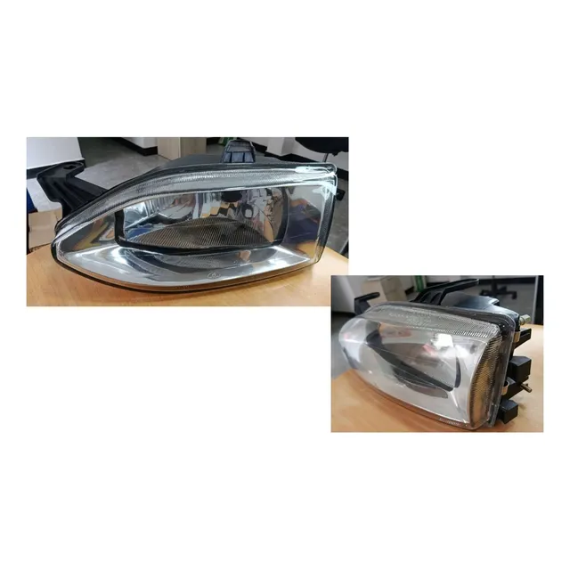 Faro Delt. Izq Fiat Palio Young 96-00 Pantalla Lisa Vidrio
