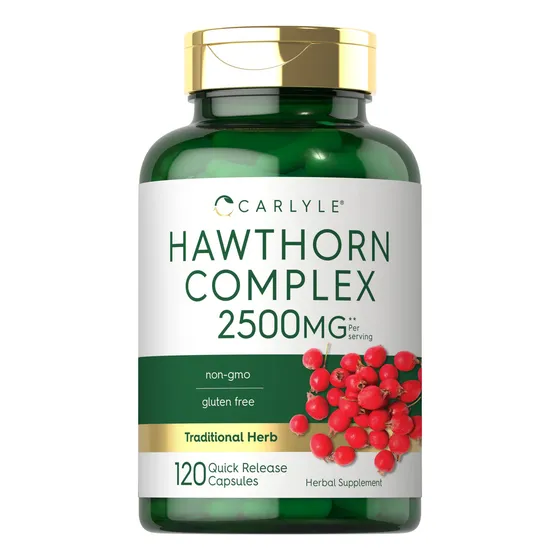 Suplemento Carlyle Hawthorn Berry Complex 2500 Mg 120 Cápsul
