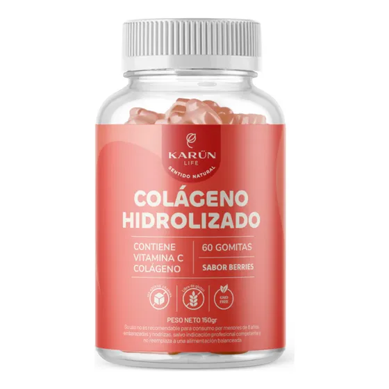 Colágeno Hidrolizado En Gomitas Berries (frasco De 60 Uni) Berries