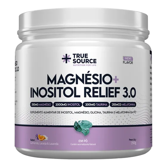 Magnesio Bisglicinato Inositol 3.0 True Source + Triptofano