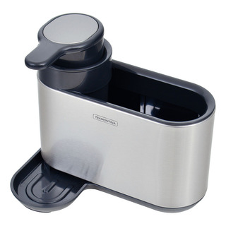 Suporte De Esponja Dosador De Sabão Tramontina Inox 94532045 Suporte De Esponja Dosador De Sabão Tramontina Inox 94532045