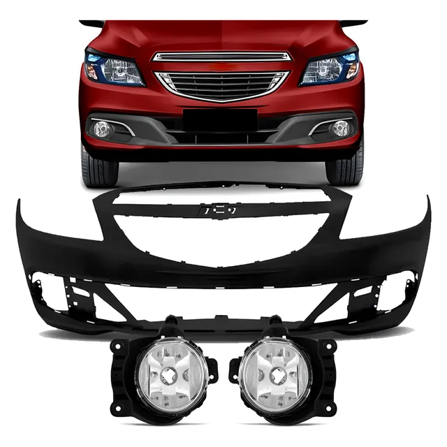 Kit Parachoque Diant. Com Milha Onix Lt Ltz 2013 2014 A 2016