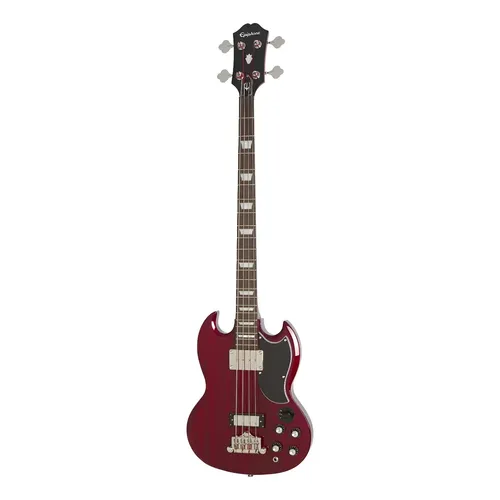 Contrabaixo 4c EpiPhone Jack Casady Bass Sparkling Burgundy