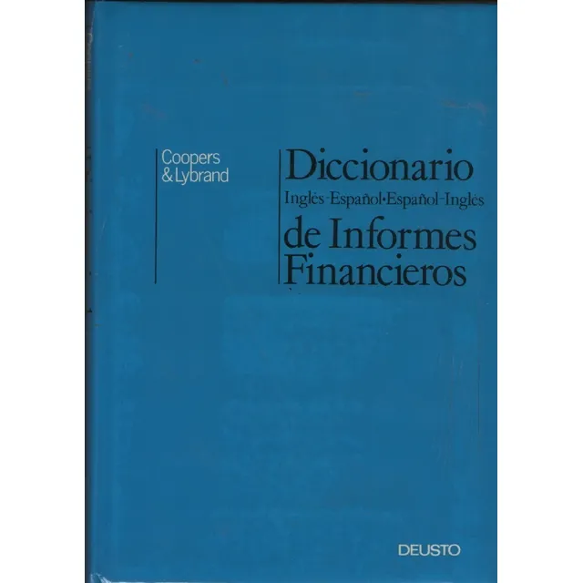 Diccionario Ingles-español De Informes Financieros