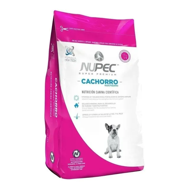 Alimento Nupec Nutrición Científica para perro cachorro de raza pequeña sabor mix de 8 kg