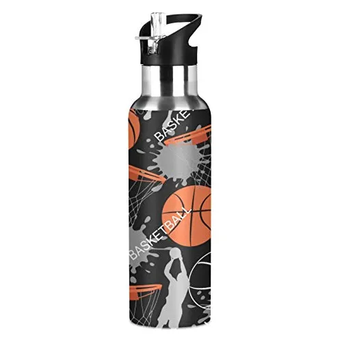 Balonista Deporte Botella De Agua Con Paja, Zm5p5