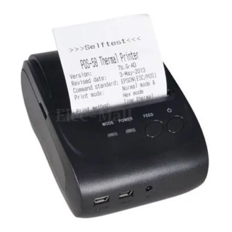 Impresora Termica 58 Mm Mini Bluetooth Pos Inalambrica