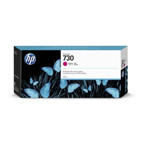 Cartucho De Tinta P2v69a Hp 730 Magenta 300ml