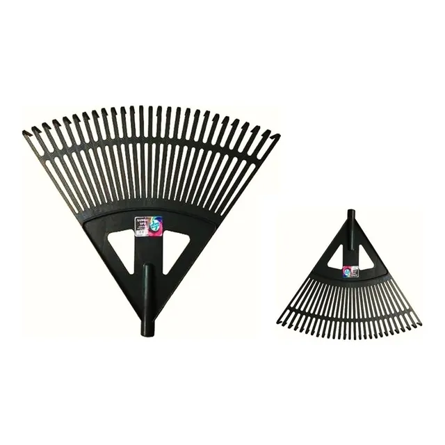 Rastrillo Plastico Grande 27 Dientes Ideal Jardin Carretera 