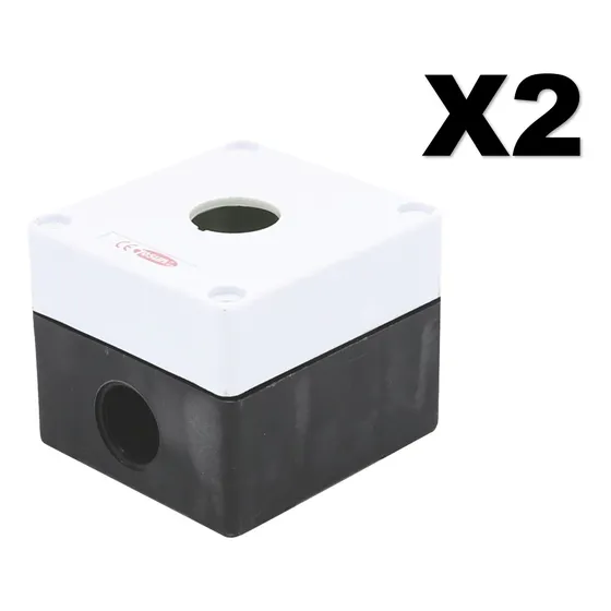 Caja Plast. Sola De 1 Hueco/ Pulsador O Piloto 22 Mm 